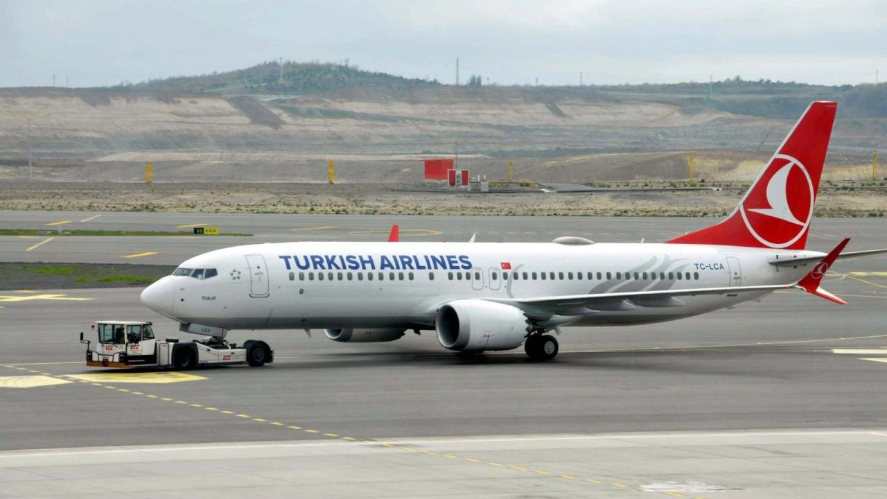 Un avión de la aerolínea Turkish Airlines.