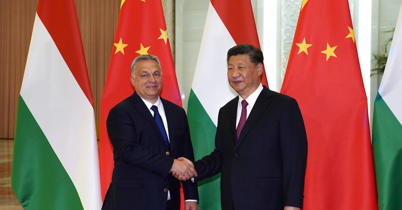 Viktor Orbán y Xi Jiping.