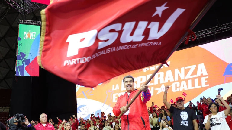 Nicolás Maduro, tras ser proclamado candidato presidencial en Venezuela.