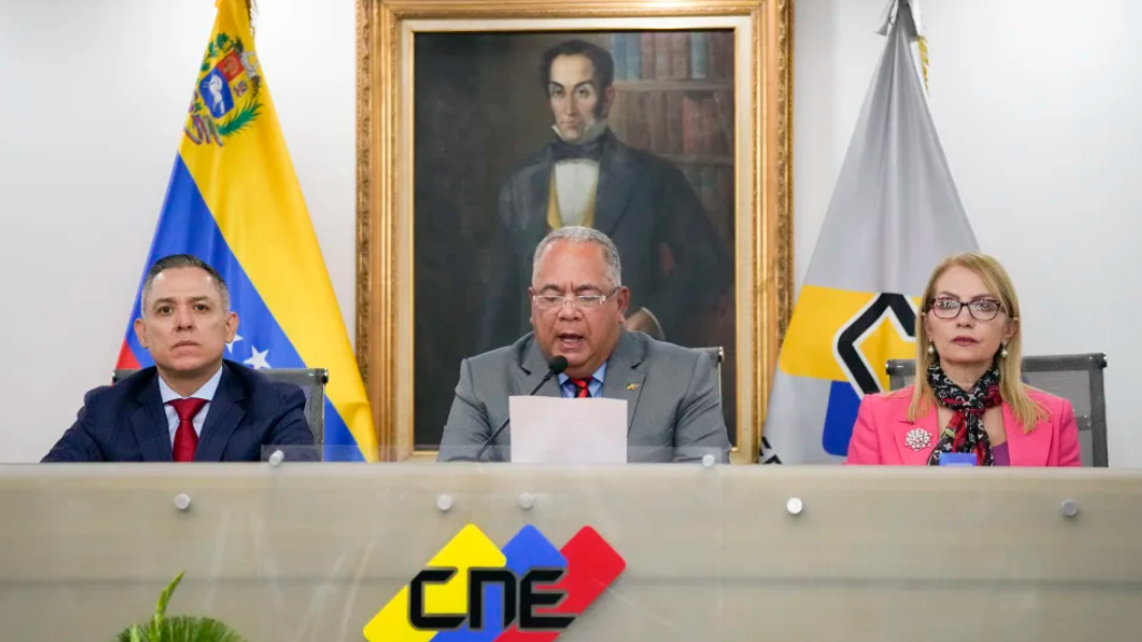 Miembros del Consejo Nacional Electoral de Venezuela.