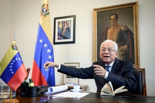 El representante de Venezuela ante el Consejo de Derechos Humanos de Naciones Unidas, Jorge Valero. (AFP)