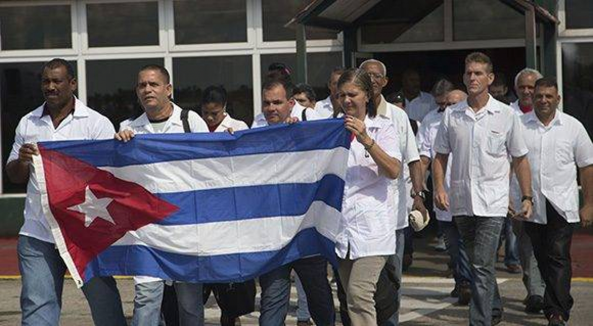 'Misiones médicas' cubanas.
