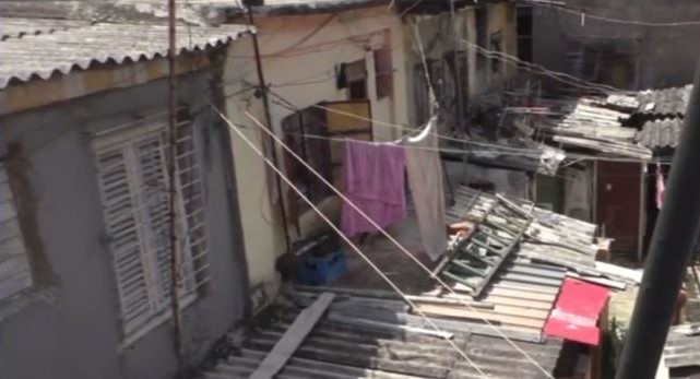 Vista de la vivienda de Mercedes Naranjo en Luyanó.