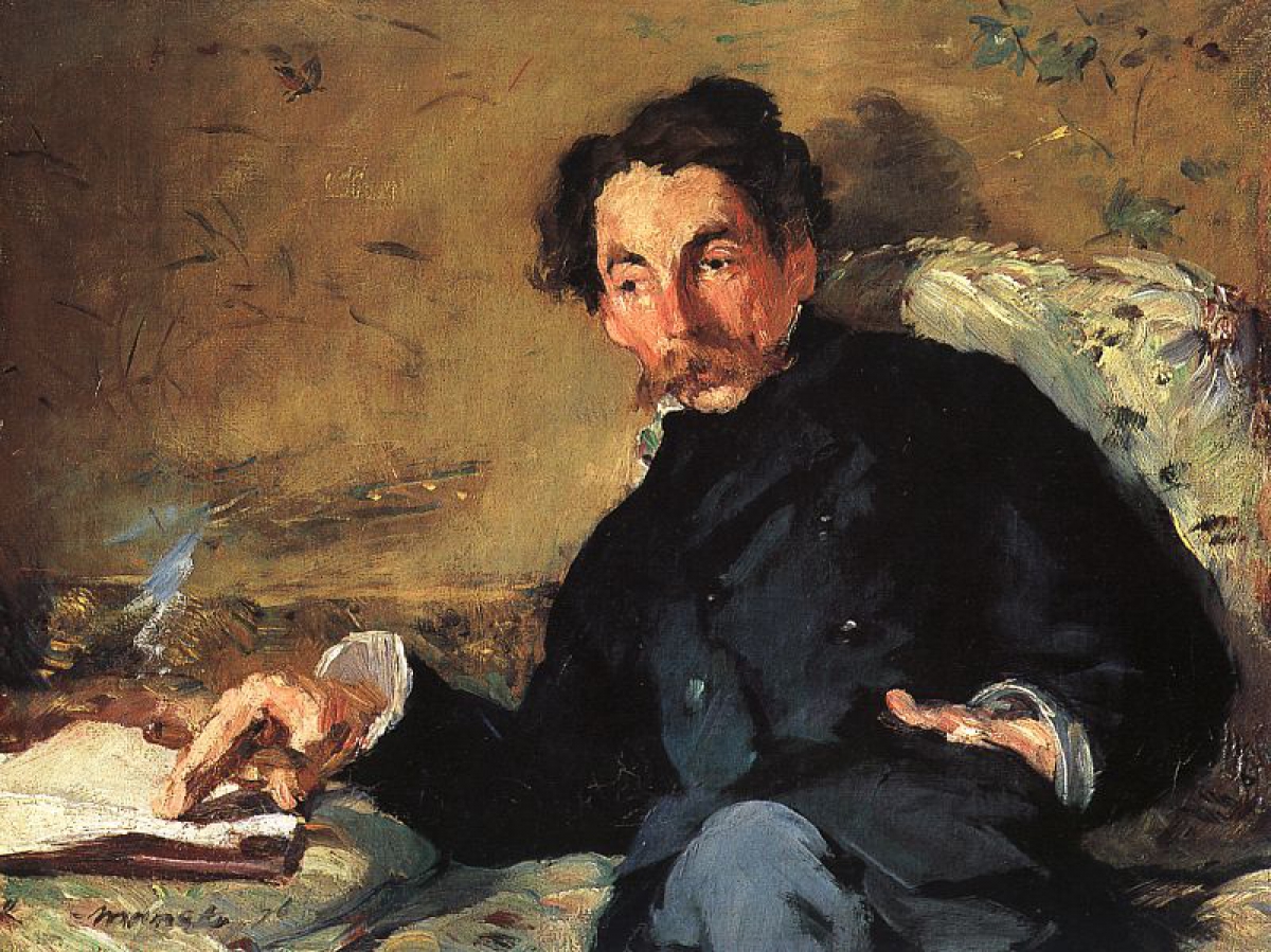 'Retrato de Stéphane Mallarmé', 1876.