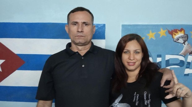 El líder de la UNPACU, José Daniel Ferrer, y su esposa, Nelva Ortega.