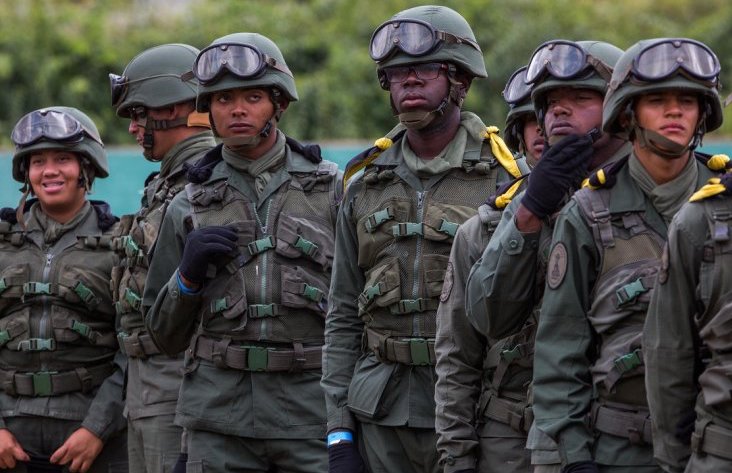 Soldados venezolanos.