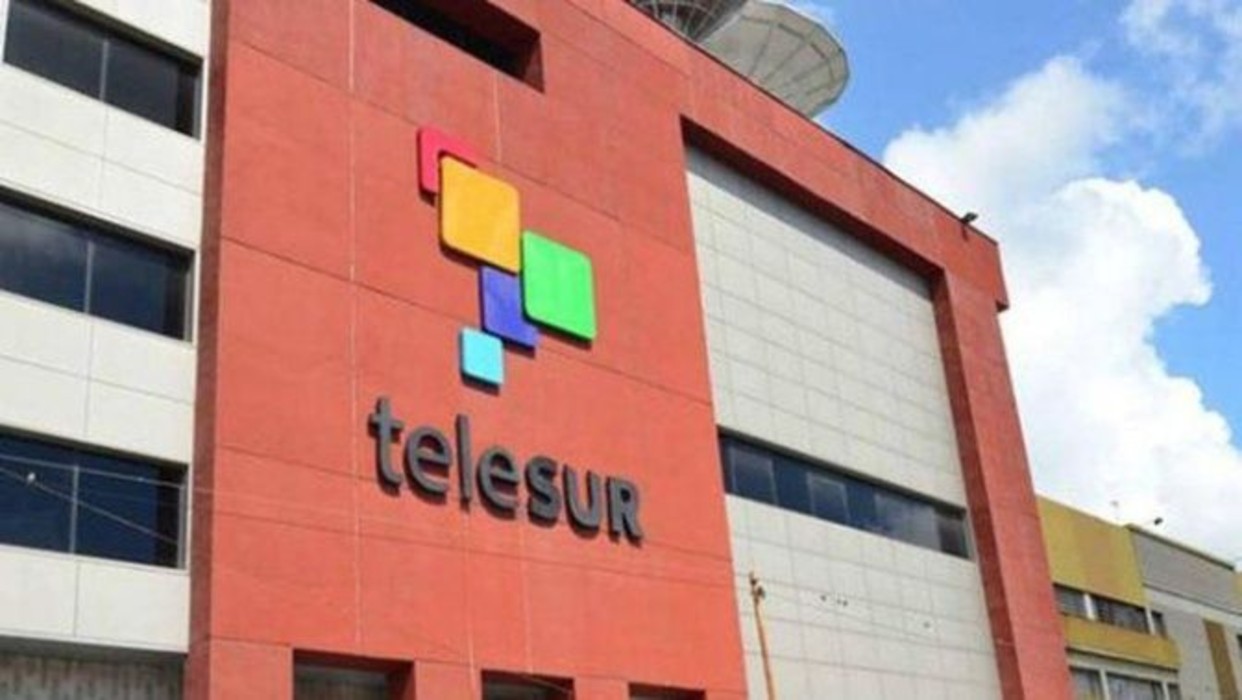 Sede del canal teleSUR en Caracas. 