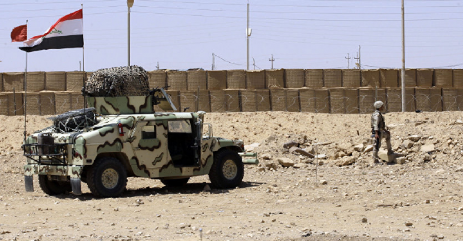 Tropas iraquíes en una base militar.