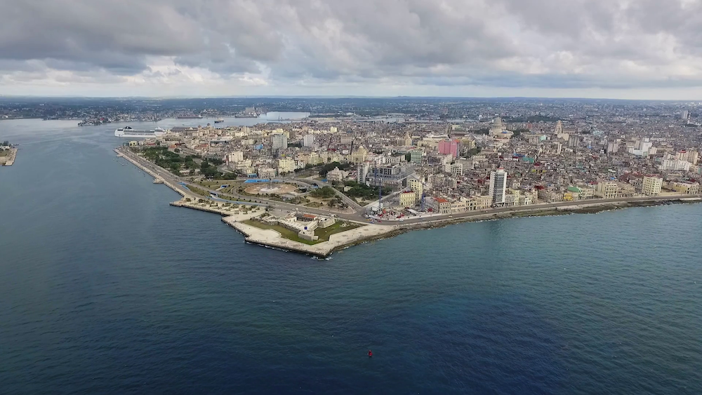 La Habana, desde el aire.