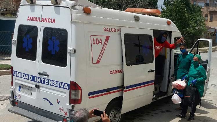 Ambulancia en Cuba.