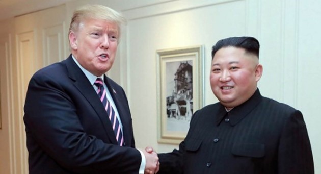 Donald Trump y Kim Jong-un en uno de sus encuentros.