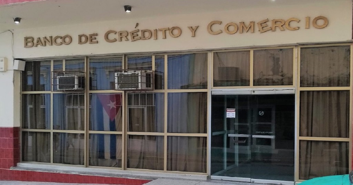 Oficina del Banco de Crédito y Comercio de Cuba.