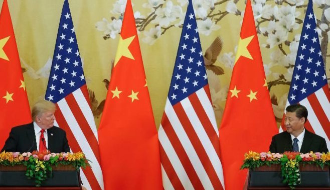 Los presidentes de EEUU, Donald Trump, y China, Xi Jingping.