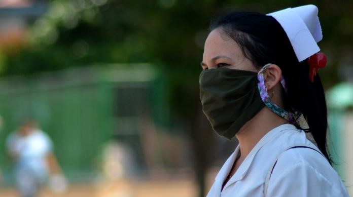 Una enfermera cubana.