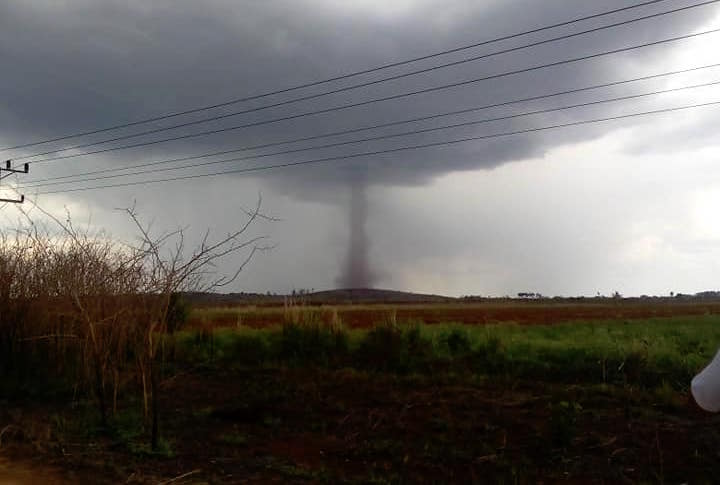 Tornado en Ciego de Ávila.
