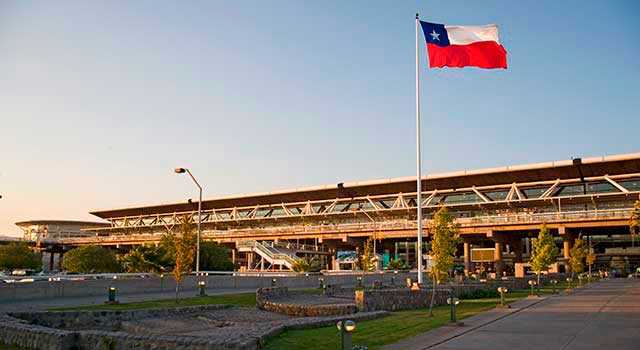 Aeropuerto Internacional de Santiago de Chile.