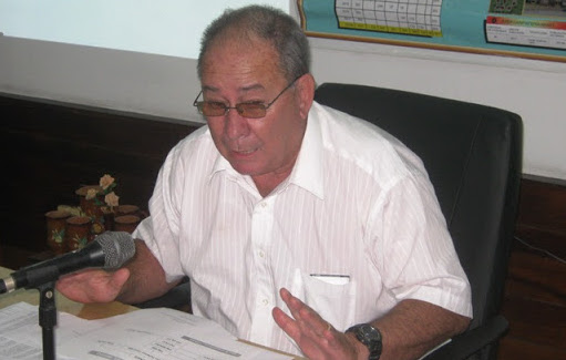 El primer secretario del PCC en Santiago de Cuba, Lázaro Expósito Canto.
