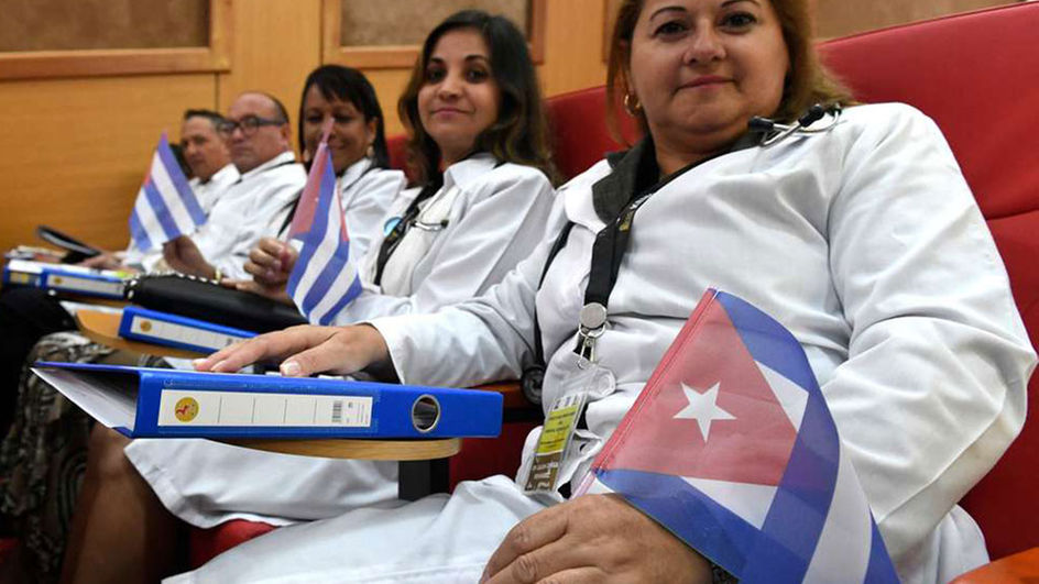 Brigada médica cubana en el extranjero.
