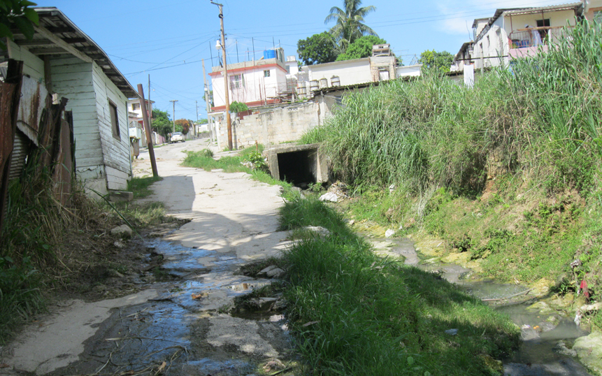 El Barrio de Los Pocitos, entre los más pobres de la capital.