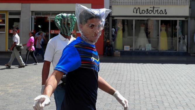 Venezolanos en medio de la pandemia del coronavirus.