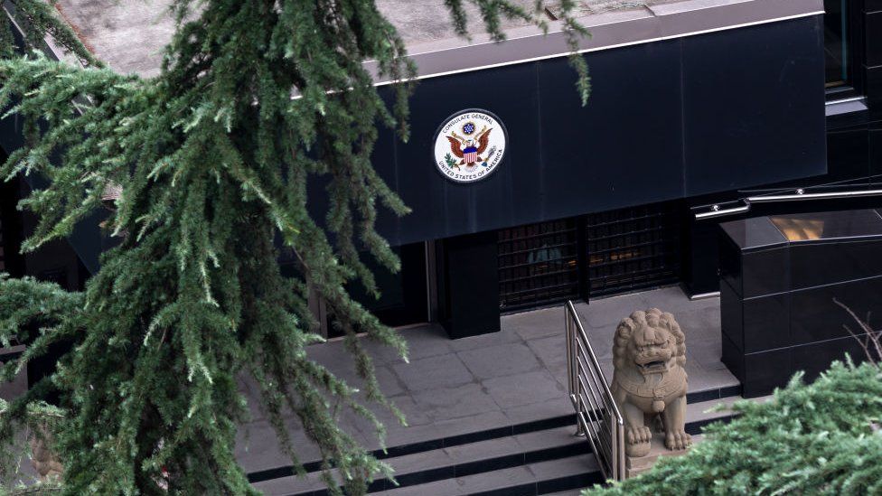 Consulado de EEUU en Chengdu.