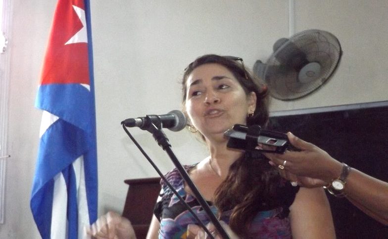 La directora de Comunicación y Contenido del Instituto Cubano de la Radio y la Televisión, Yusimy González Herrera.