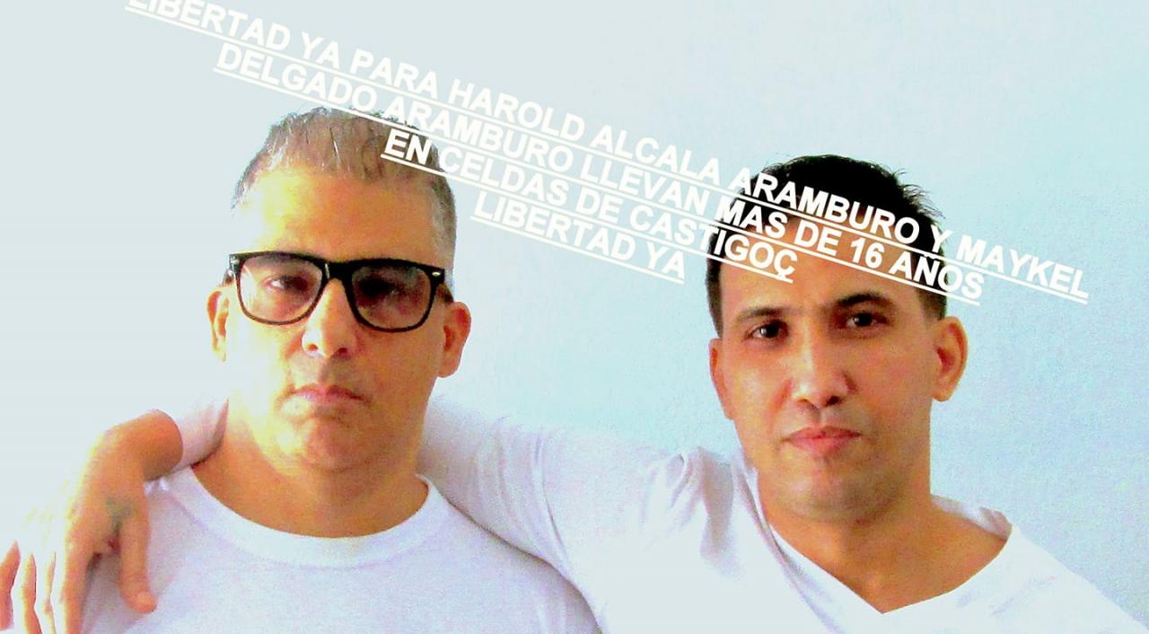  Los primos Maykel Delgado Aramburo (I) y Harold Alcalá Aramburo (D) condenados a cadena perpetua en Cuba.