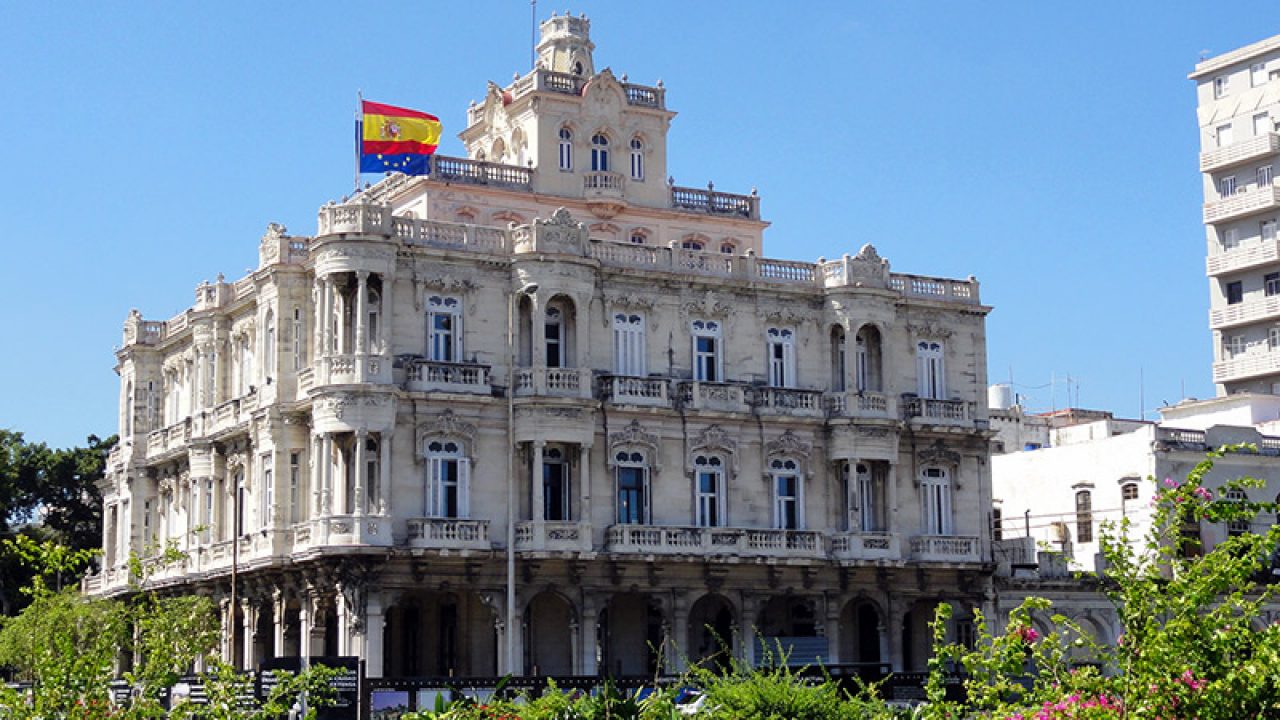 El Consulado español en La Habana.