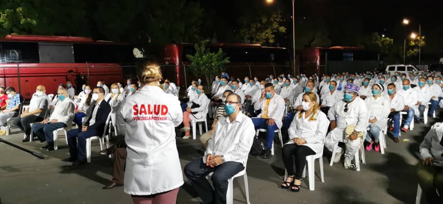 Médicos cubanos en Venezuela.