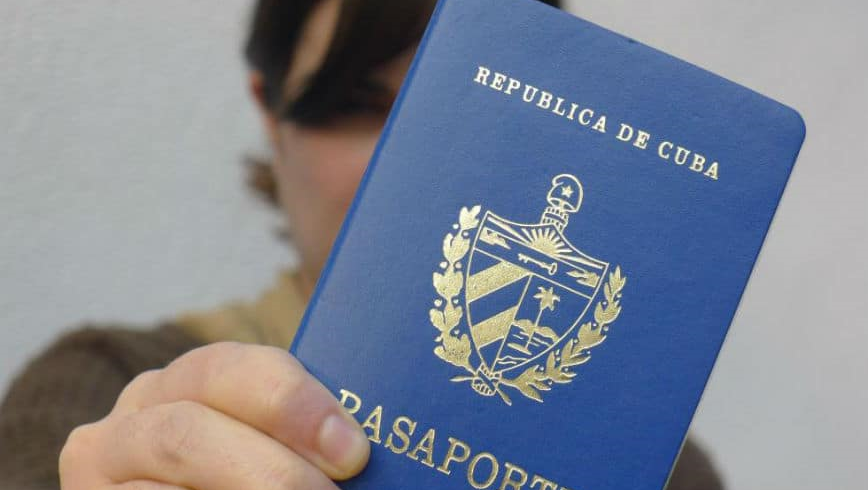 Pasaporte cubano.