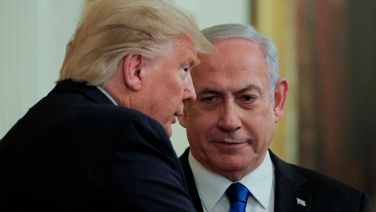 Donald Trump y Benjamín Netanyahu en un reciente encuentro.