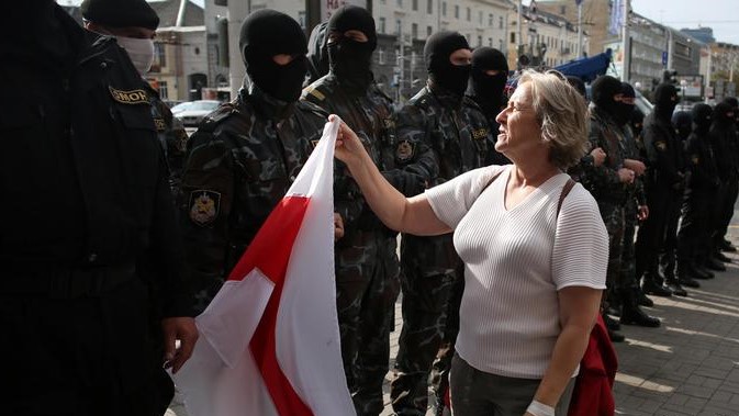 Protestas en Bielorrusia.