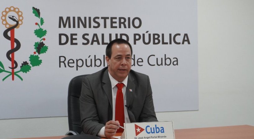 El ministro de Salud Pública, José Ángel Portal Miranda.