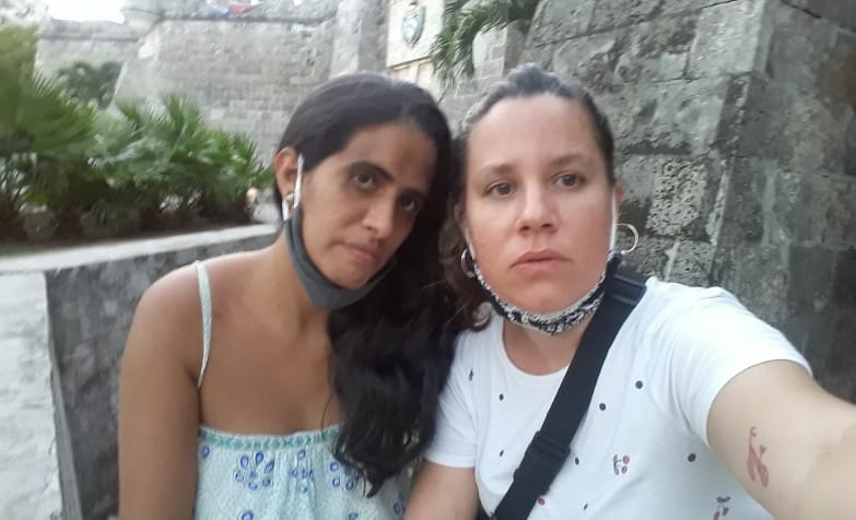 Anamely Ramos y Katherine Bisquet. Ambas sufrieron detenciones este fin de semana en Cuba.