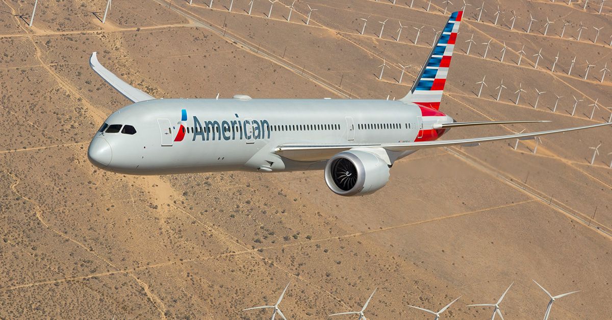Avión de American Airlines.