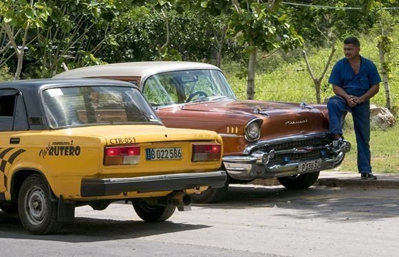 Taxis en La Habana.