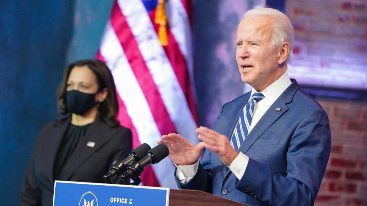 Joe Biden y la vicepresidenta electa Kamala Harris.