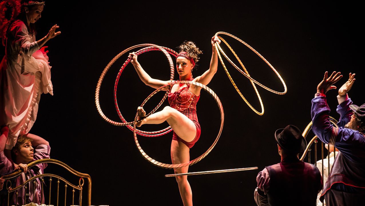 Un espectáculo del Cirque du Soleil en España.