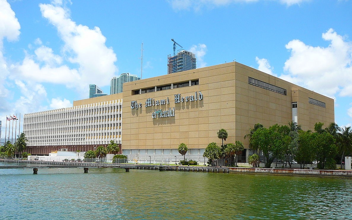 Antigua sede del Miami Herald.