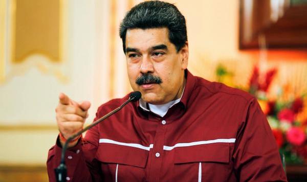 Nicolás Maduro durante una comparecencia.