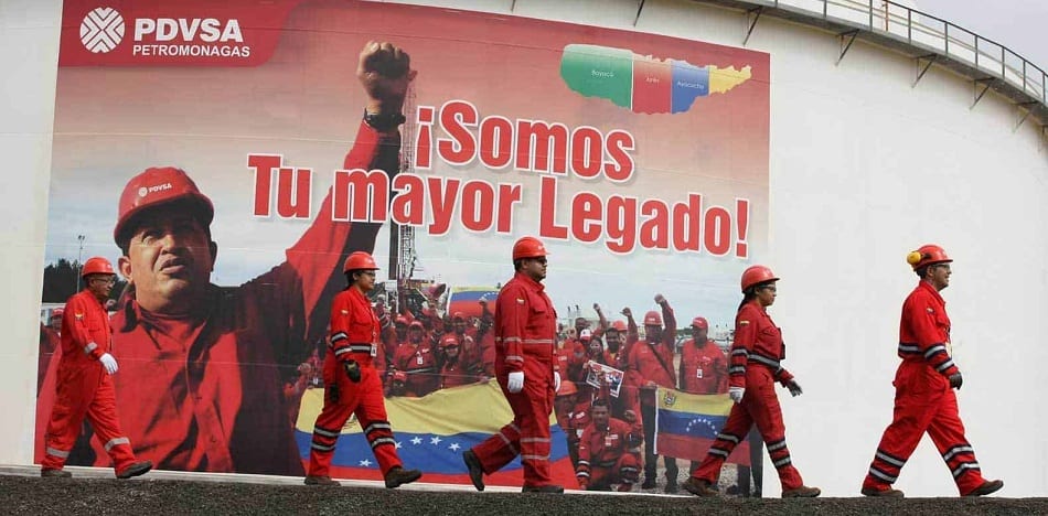 Trabajadores de PDVSA.