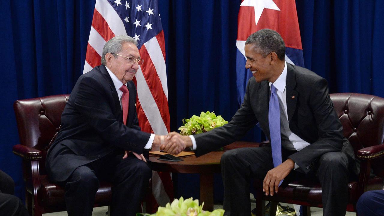 Raúl Castro y Barack Obama en La Habana en 2015.