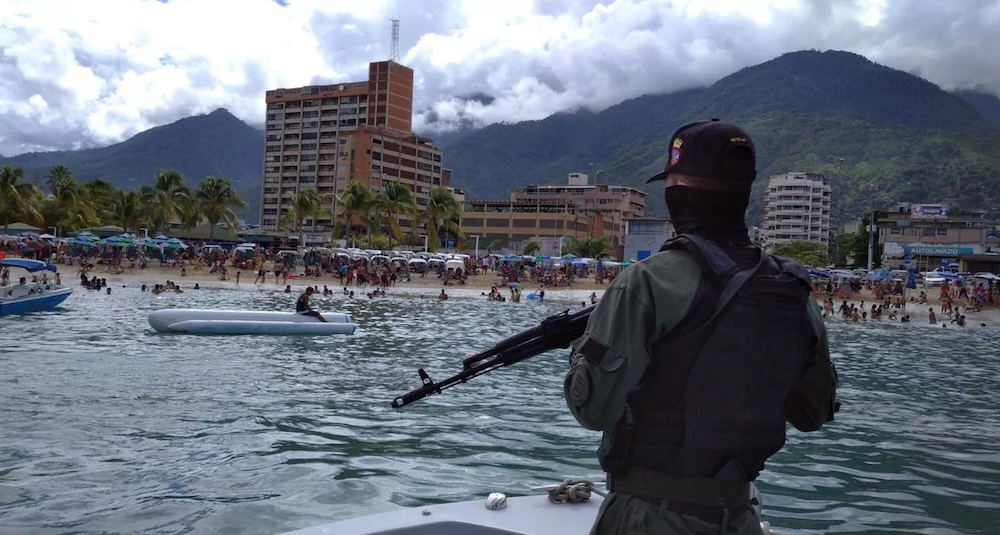 Guardafrontera venezolano.
