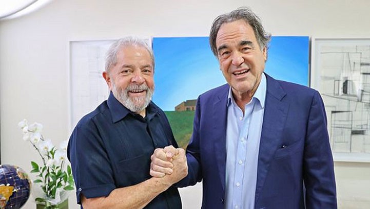 Lula y Oliver Stone.