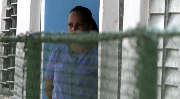 Prisión de Mujeres de Occidente en 2013, cuando las autoridades cubanas organizaron una visita controlada de la prensa.