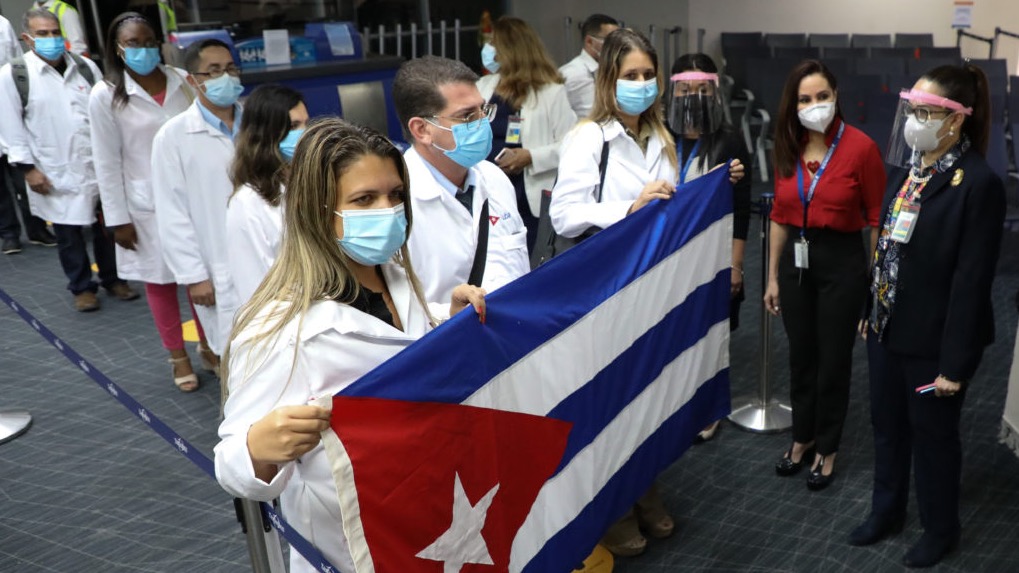 Médicos cubano de "misión" en Panamá.