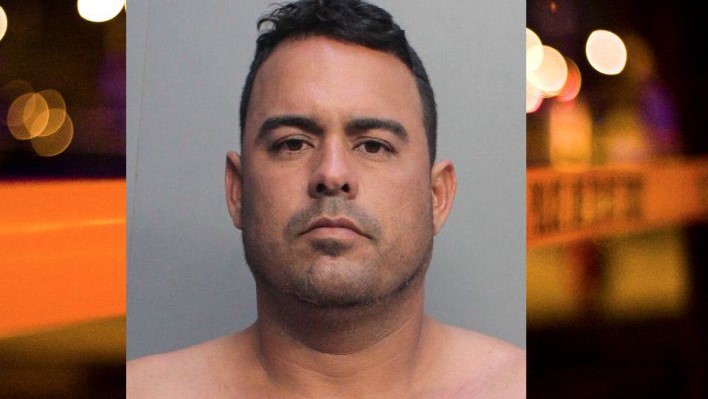 Osvaldo Morejón, acusado de intento de asesinato, entre otros cargos, en Miami.