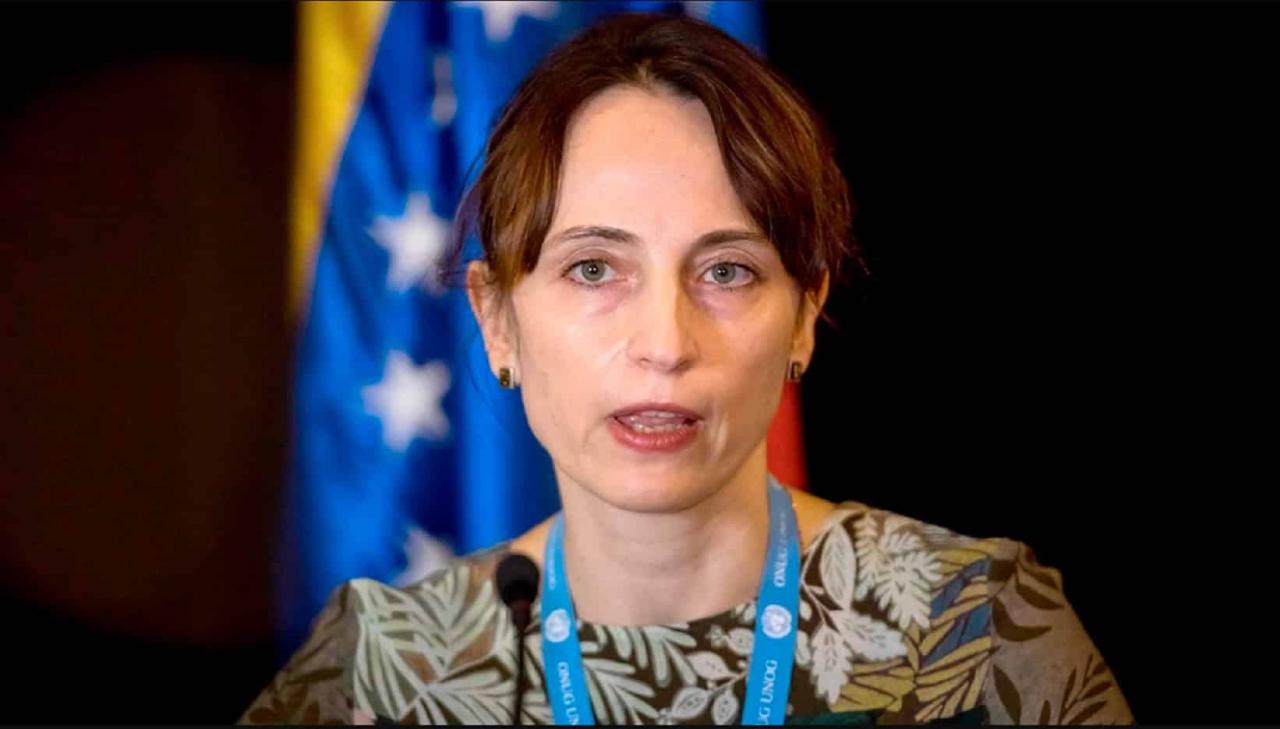 Alena Douhan, a cargo de la relatoría contra medidas coercitivas de Naciones Unidas.