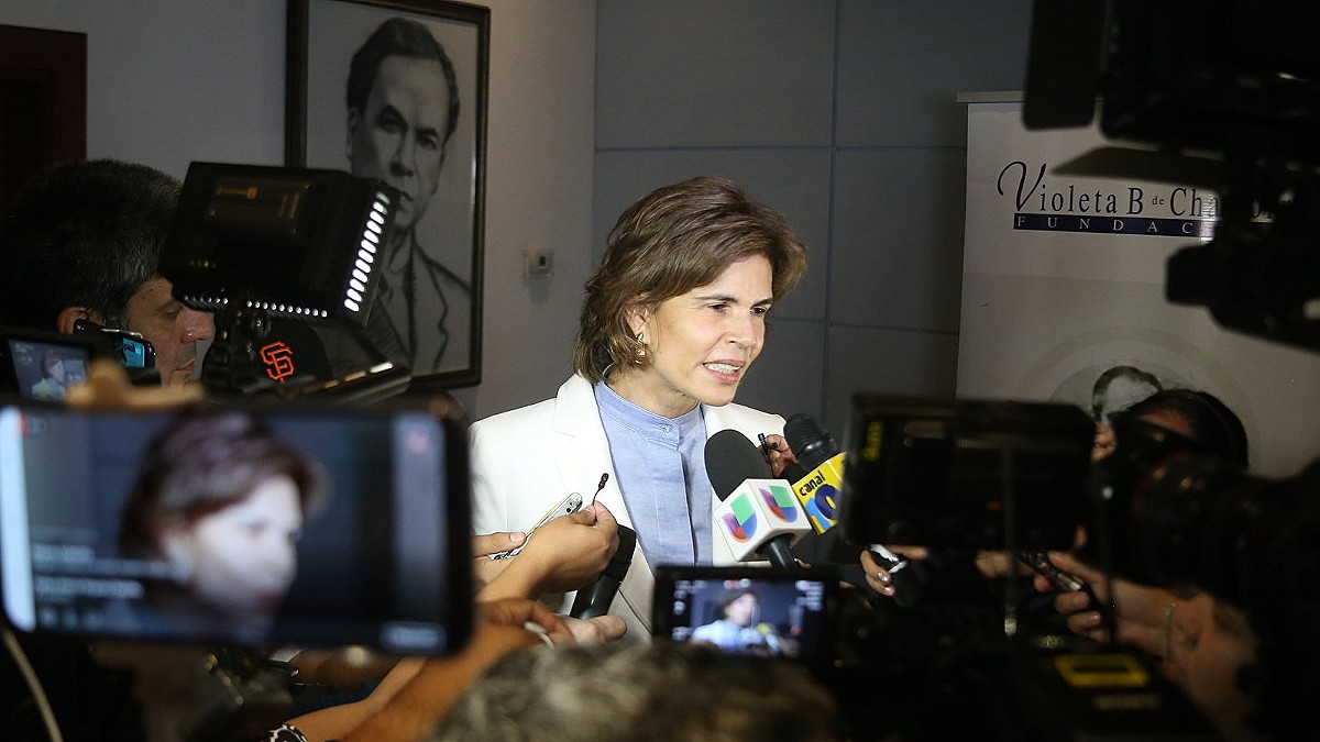 Cristiana Chamorro, presidenta de la Fundación Violeta Barrios de Chamorro.
