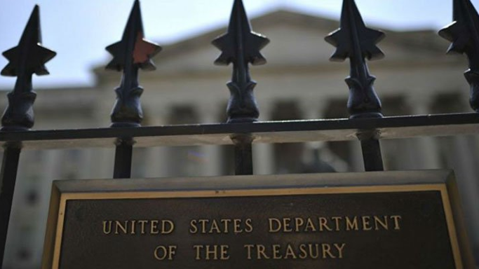 Edificio del Departamento del Tesoro de EEUU.